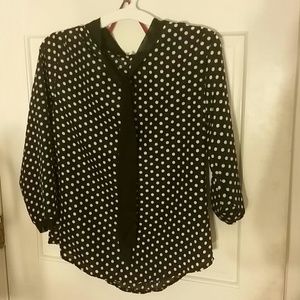 Cute Polka Dot Blouse